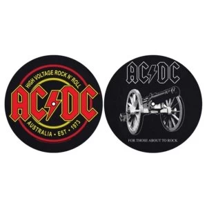 Image of AC/DC - For Those About To Rock / High Voltage Slipmat Set