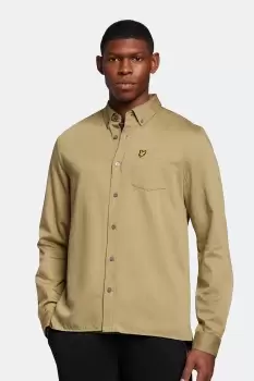 Image of Washed Cotton Shirt