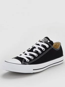 Image of Converse Chuck Taylor All Star Ox, Black/White, Size 7.5, Men