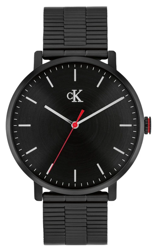 Image of Calvin Klein 25200550 CK REAL Three-Hand Quartz (42mm) Black Watch