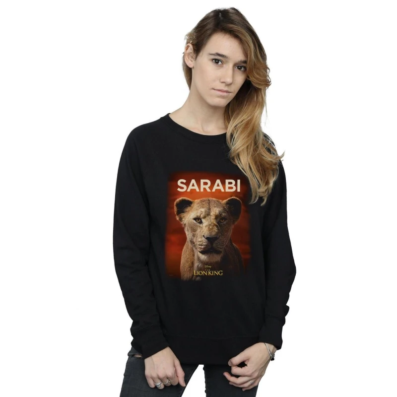 Image of Disney The Lion King Movie Sarabi Poster Sweatshirt Black female
