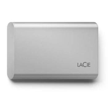 Image of Lacie Portable SSD V2 USB-C Rescue 500GB - Moon Silver