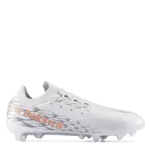 Image of New Balance Furon V7 Destroy Firm Ground Football Boots - Silver