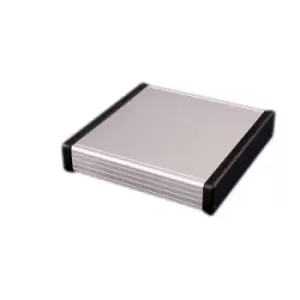 Image of Hammond 1455R1602BK Extruded Aluminium Enclosure 163 x 160 x 30.5 ...