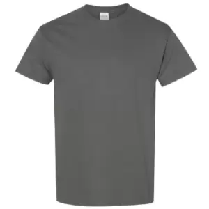 Image of Gildan Mens Heavy Cotton Short Sleeve T-Shirt (2XL) (Charcoal)