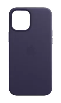 Image of Apple iPhone 12 Pro Max Leather Case with MagSafe Deep Violet MJYT3ZM/A