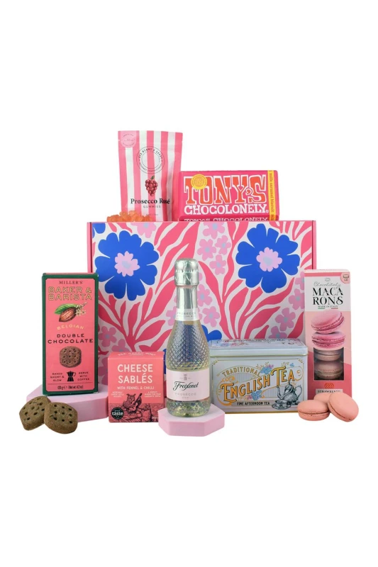 Image of Spicers of Hythe Ltd Afternoon Tea with Prosecco Gift Set Multicolor Unisex