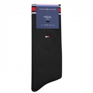 Image of Tommy Bodywear 2 Pack Icon Crew Socks - Black 200