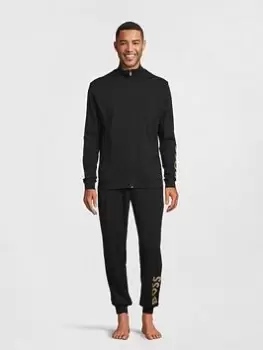 Image of BOSS Bodywear Long Lounge Set - Black, Size L, Men