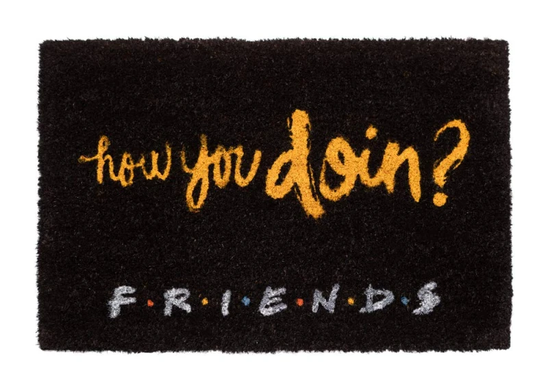 Image of Doormat Friends How You Doin'?