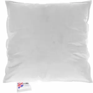 Image of Goose Feather & Down Cushion Pad 60 x 60cm (24 x 24) - White - Homescapes