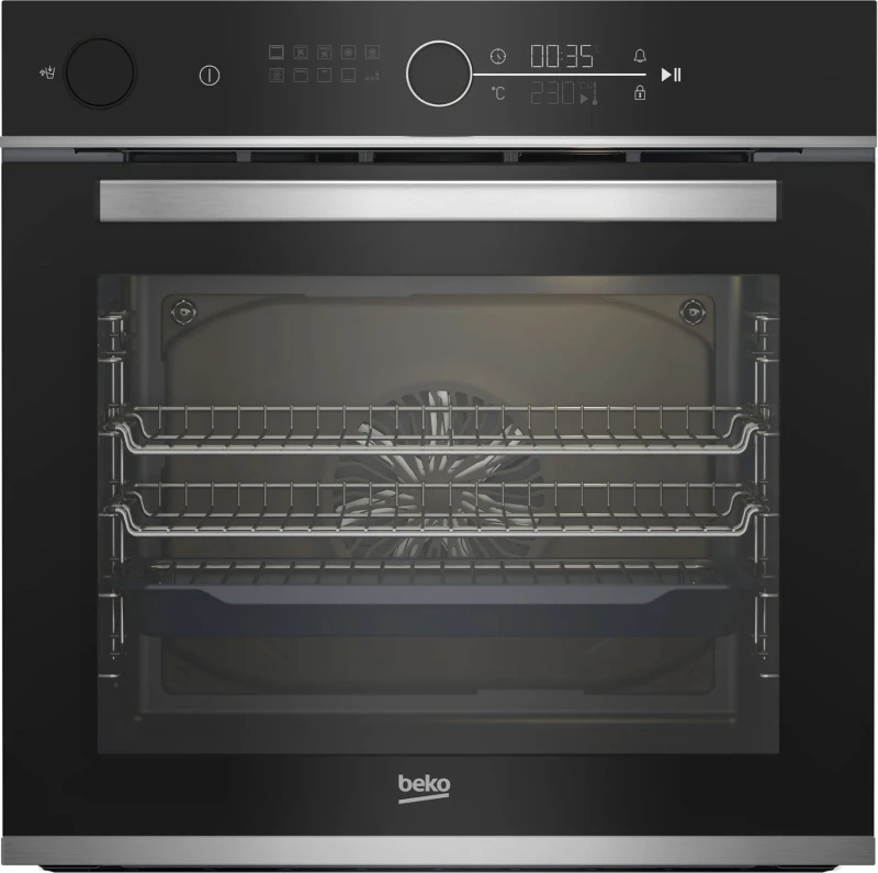 Image of Beko AeroPerfect RecycledNet BBVM13400XC Built In Electric Single Oven - Stainless Steel - A+ Rated, Stainless Steel
