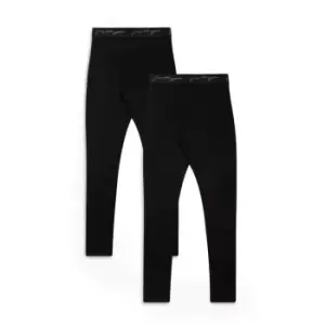 Image of Hype Pack Script Leggings - Black