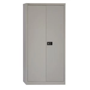 Image of Trexus 72" Steel 2 Door Storage Cupboard Grey