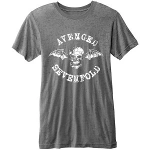 Image of Avenged Sevenfold - Death Bat Unisex XX-Large T-Shirt - Grey