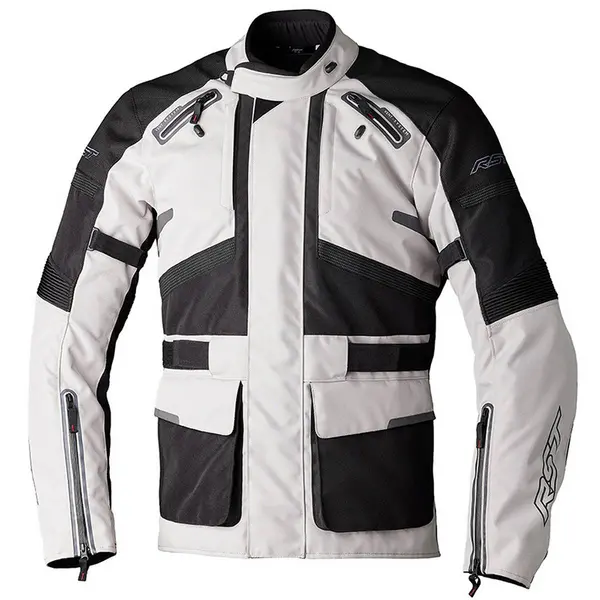 Image of RST Endurance Jacket Silver Black Size 56