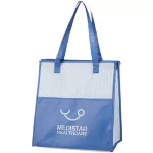 Image of Striped Shopper (One Size) (Blue) - Bullet