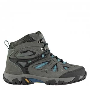 Image of Karrimor Aspen Mid Ladies Waterproof Walking Boots - Charcoal/Blue