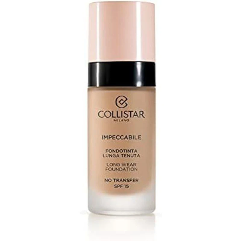 Image of Collistar Impeccabile Long Wear Foundation SPF15 30ml - 4N Sand