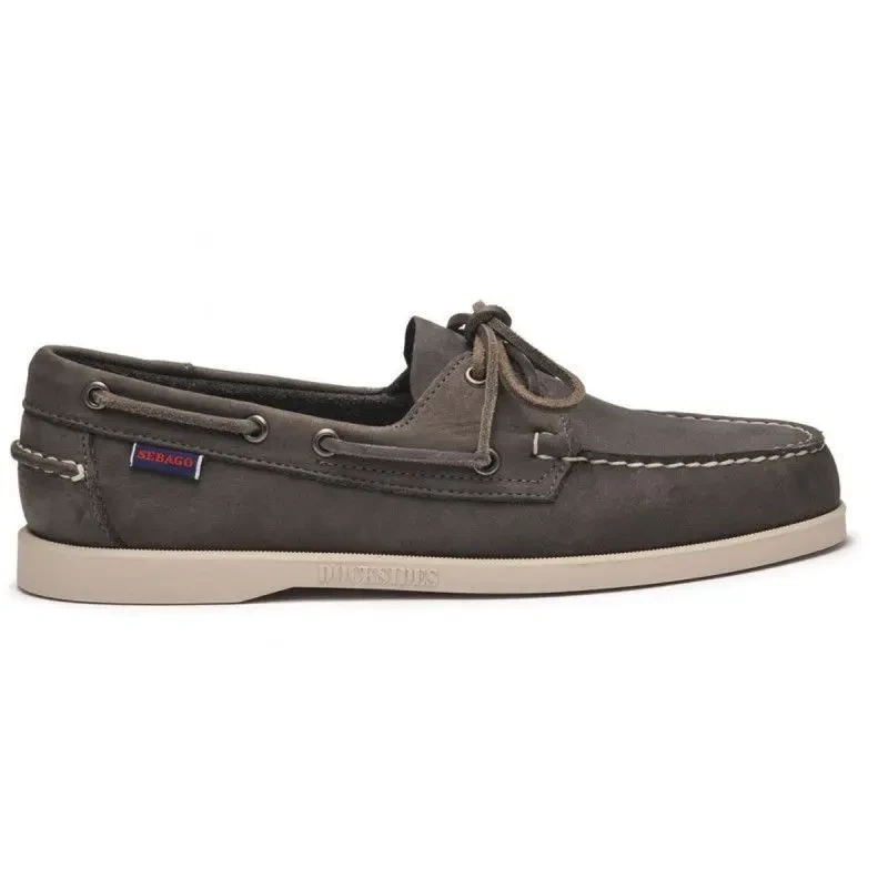 Image of Sebago Boat shoes Sebago Docksides Portland Crazy Gris Male 42