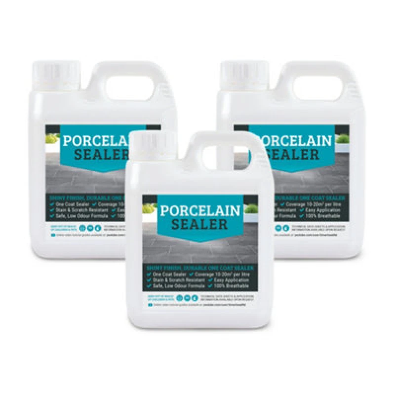 Image of SMARTSEAL Porcelain Sealer - One-coat, easy application, stain & scratch resistant, 100% breathable - 3 x 1 Litre SS-PORCSEAL-3