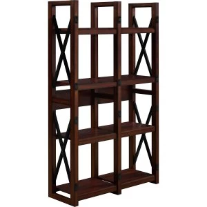 Image of Dorel Wildwood Bookcase/Room Divider - Espresso