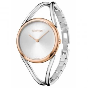 Image of Calvin Klein Lady Quartz Silver Dial Stainless Steel Bracelet Ladies Watch KBA23626