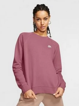 Image of Nike NSW Essentials Sweatshirt - Pink Size M Women