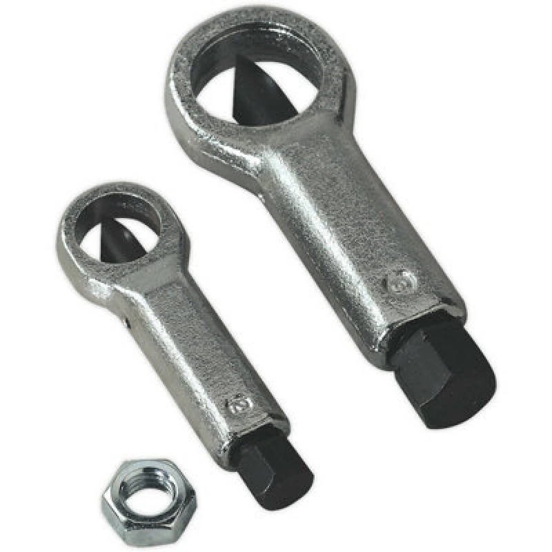 Image of Loops 2 Piece Nut Splitter Set - Hardened & Tempered - Chromoly Steel Blades Metallics