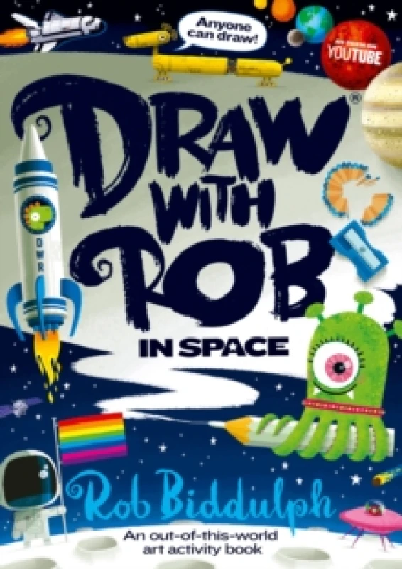 Image of Draw With Rob: In Space Paperback / softback