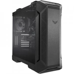 Image of Asus TUF GT501 Midi tower PC casing, Game console casing Black 3 built-in LED fans, Built-in fan, Window