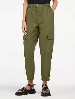Image of Barbour International Monaco Pocket Detail Cargo Trouser - Green, Size 12, Women