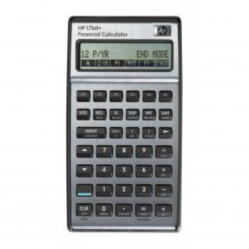 Image of HP 2 Line Financial Calculator Silver HP-17BII