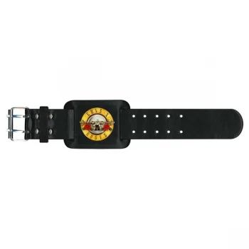Image of Guns N' Roses - Bullet Logo Leather Wrist Strap
