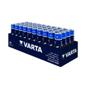 Image of Varta Longlife Power AAA Battery (Pack of 40) 04903121394