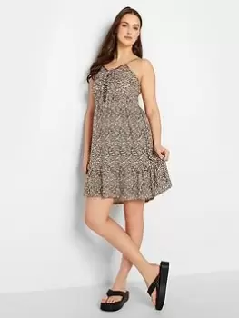 Image of Long Tall Sally Long Tall Sally Tie Detail Sundress, Pink, Size 16, Women