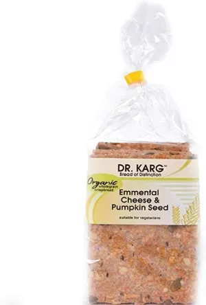 Image of Dr Karg Wholegrain Emmental Cheese Pumpkin Crispbread 200g x 8