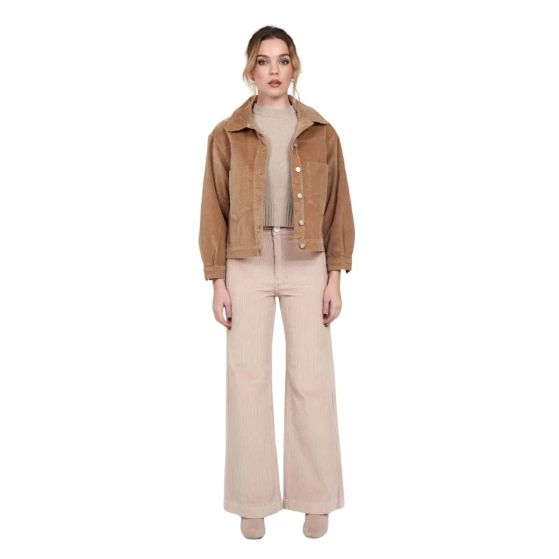 Image of F.A.M. Paris Womens jeans F.A.M. Paris Fauve Beige Female XL