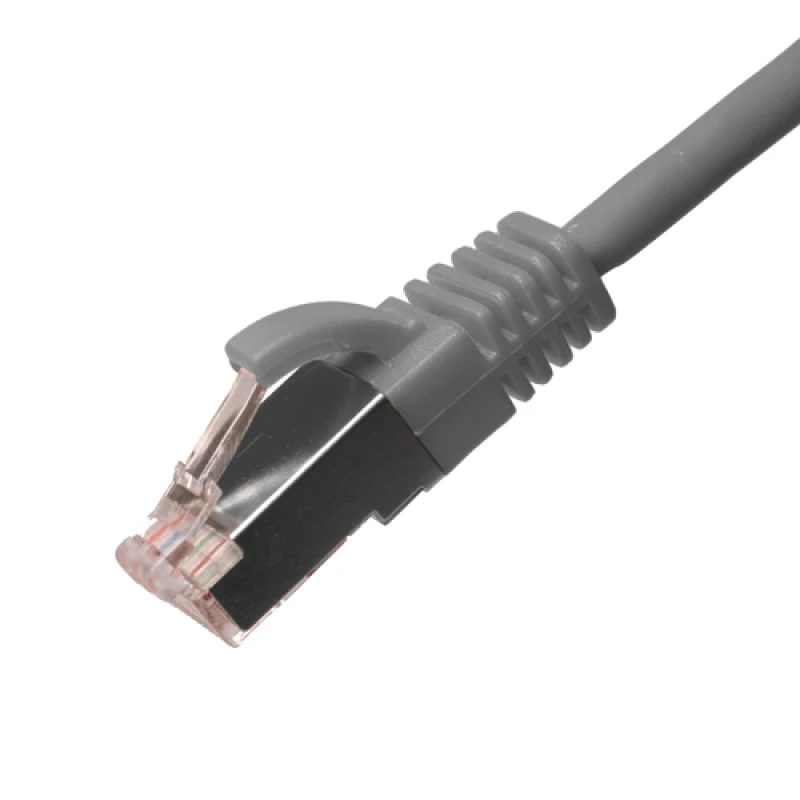Image of Cablenet 0.25m Cat6a RJ45 Grey U/FTP LSOH 30AWG Slim Snagless Booted P