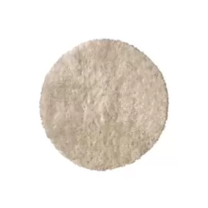 Image of Homemaker Soft Washable Rug Champagne 100Cm Circle