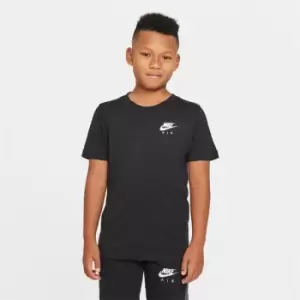 Image of Nike Air T Shirt Junior Boys - Black