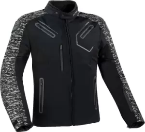 Image of Bering Voltor Motorcycle Textile Jacket, black-grey, Size S, black-grey, Size S