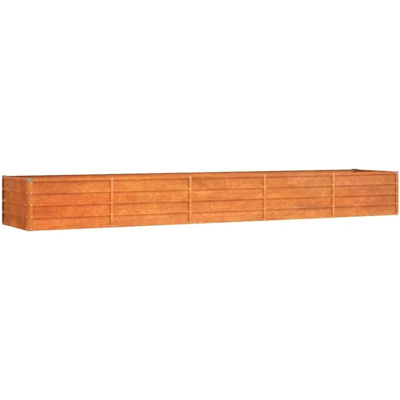 Image of VIDAXL Garden Raised Bed Rusty 400x80x45cm Corten Steel Vidaxl 8720287069874