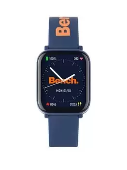 Image of Bench BEG012U Bench Unisex Navy Silicone Strap Smartwatch, Navy, Men