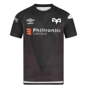 Image of Umbro Ospreys Home Shirt 2021 2022 Junior - Black
