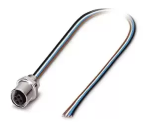 Image of Phoenix Contact Sacc-E-M5Fs-4Con-M5/0,5 Sensor Cord, 4P, M5 Rcpt-Free End, 0.5M