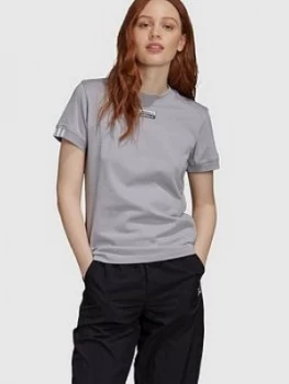 Image of adidas Originals R.Y.V T-Shirt - Grey, Size 6, Women