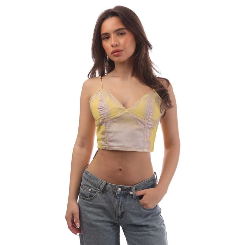 Image of Diesel De-Fulvy Tank Top Yellow female XS