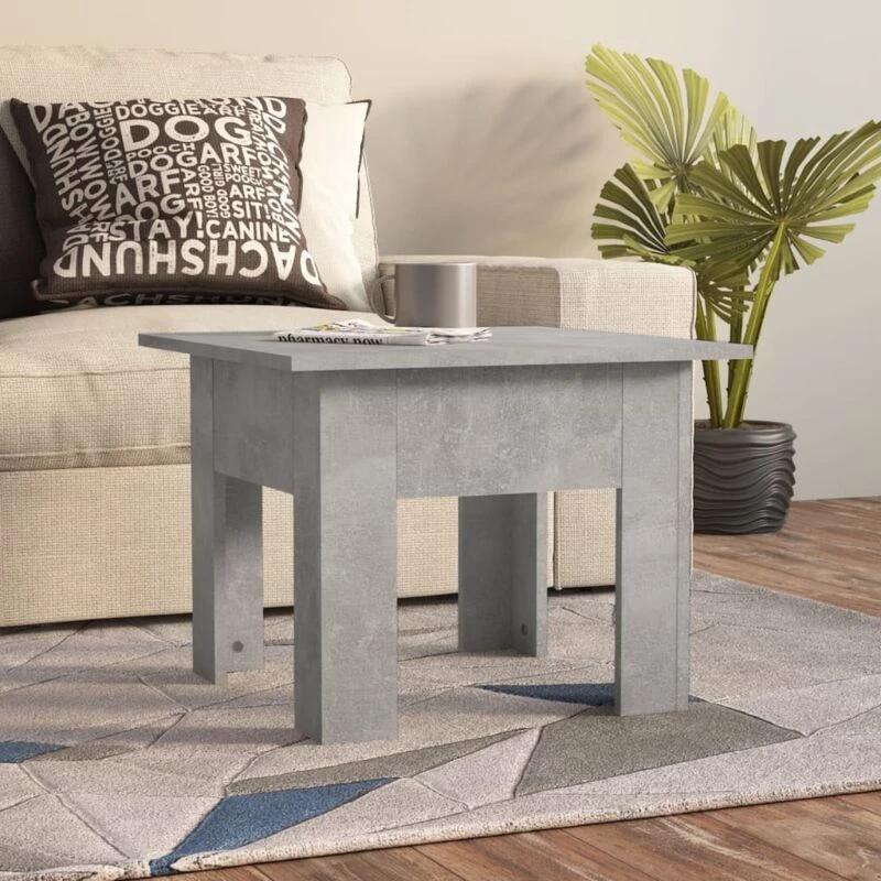 Image of VIDAXL Coffee Table Concrete Grey 55x55x42cm Engineered Wood vidaXL 8720286835975