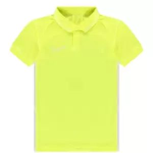 Image of Nike Dry Academy 19 Polo Shirt Juniors - Yellow